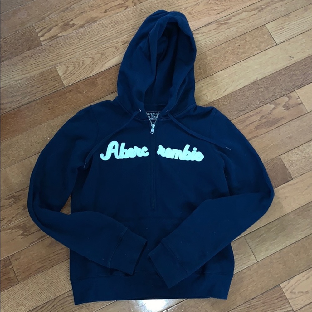 Abercrombie and Fitch Half-Zip Hoodie Size Large